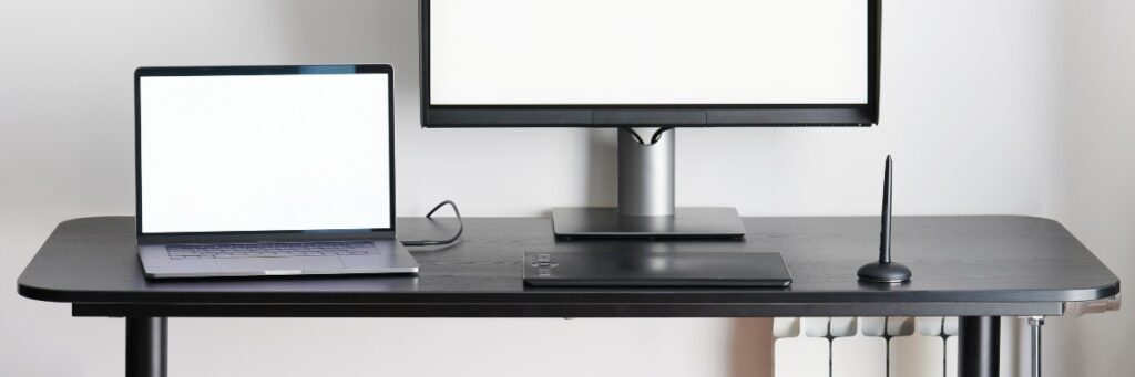 Dual Monitor Standing Desk